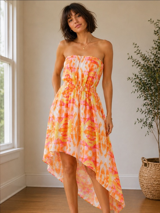 Guess Dresses & Skirts - NWT Guess asymmetrical chiffon dress S